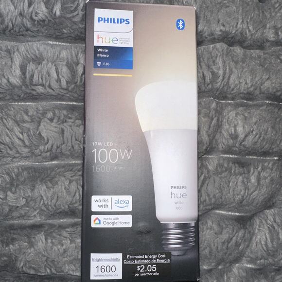 Philips Hue 100W A21 Smart LED Light Bulb - White - Picture 1 of 1